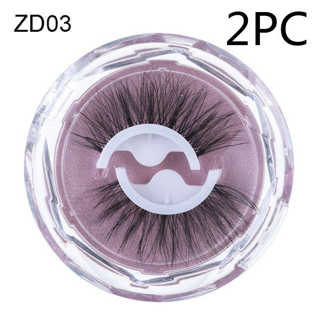 Self-adhesive Reusable Glue-free Eye Lashes With Natural Curl