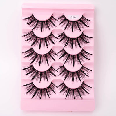 Natural 3D Dramatic Fairy Clusters Manga Lashes Fake Eyelashes