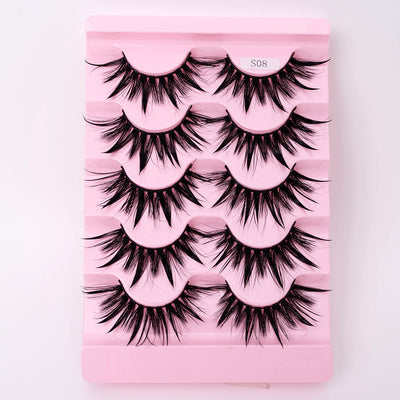 Natural 3D Dramatic Fairy Clusters Manga Lashes Fake Eyelashes